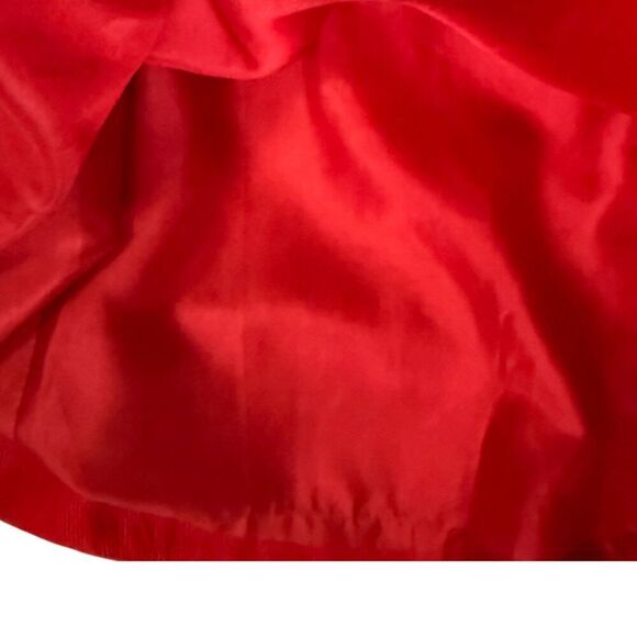 Kate Spade Red Retro Inspired Fit & Flare Pleated Sleeveless Dress Size 6 - Picture 9 of 12